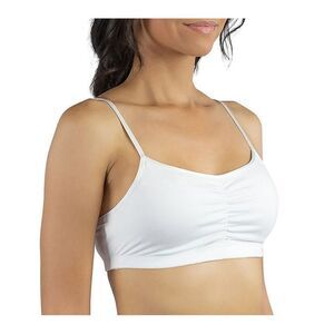 Everviolet Women's Bra Sz L Astrid Jersey Comfort Brght Wht A619888